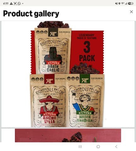 Righteous Felon Air-Dried Biltong