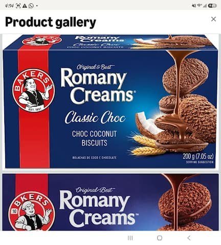Bakers Romany Creams